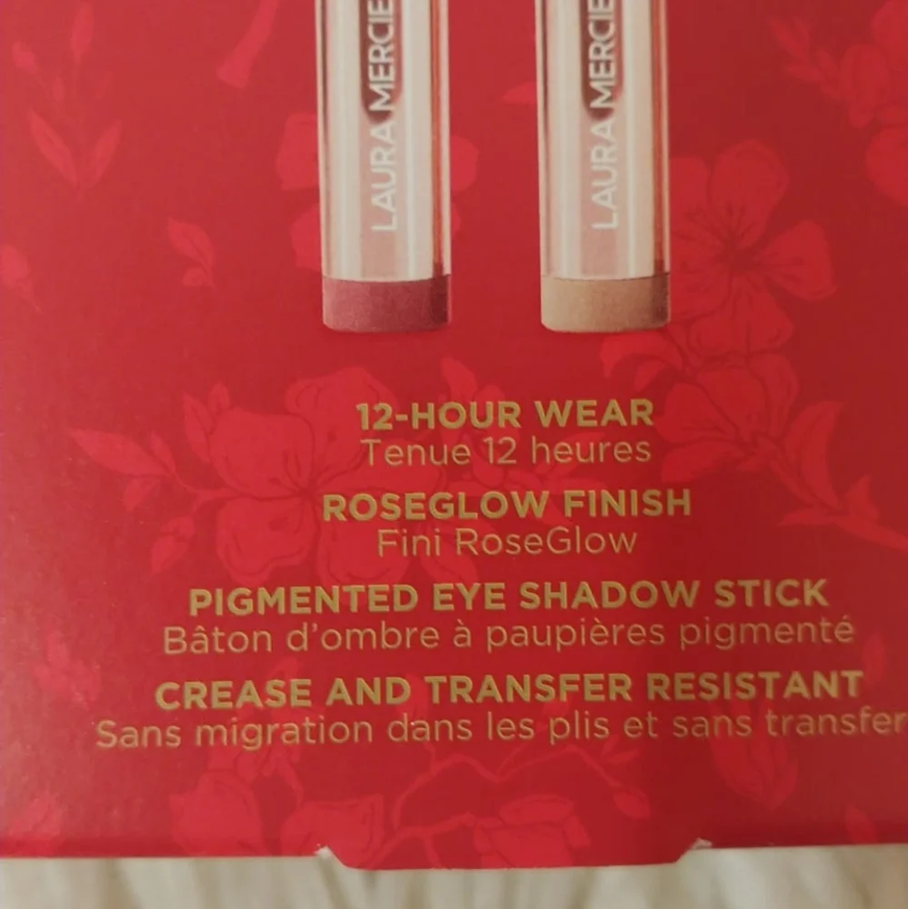 💖FIRM! NWT LAURA MERCIER MINI ROSEGLOW CAVIAR STICK DUO (LIMITED EDITION)